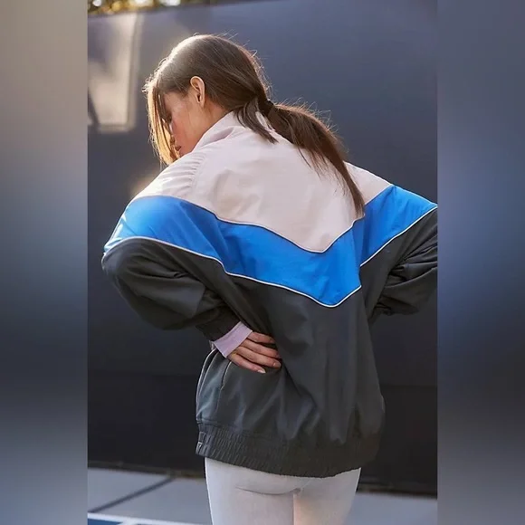 NWOT Free People Movement Walk The Line Colorblock Pullover - Picture 2 of 13